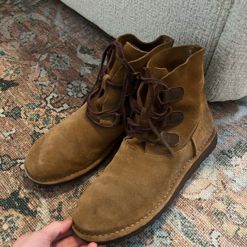 UGG Brown Suede Ankle Boots
